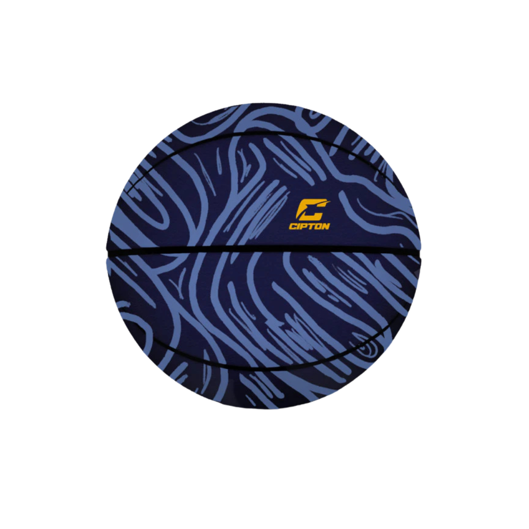 CIPTON Premium Rubber Basketball Safari Dark Blue (29.5")