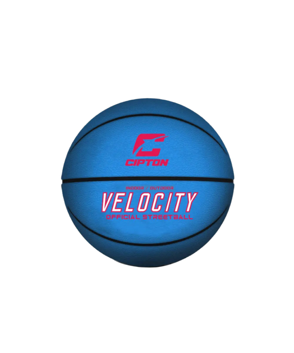 Get ready to shoot some hoops with this Velocity basketball made by Cipton. This Official Streetball is perfect for players of all levels.