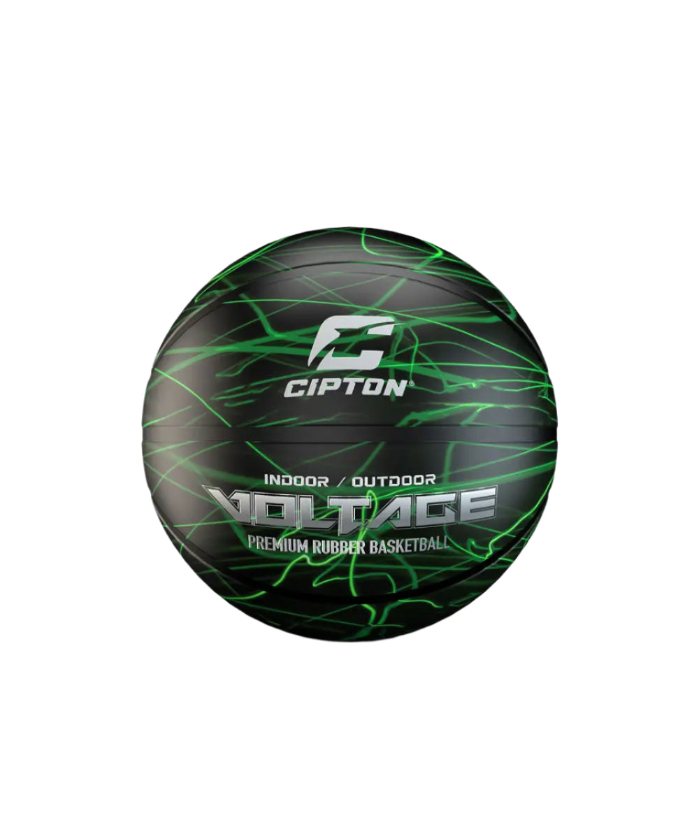 A basketball that can handle any environment. Look no further than the Cipton Voltage indoor-outdoor ball.