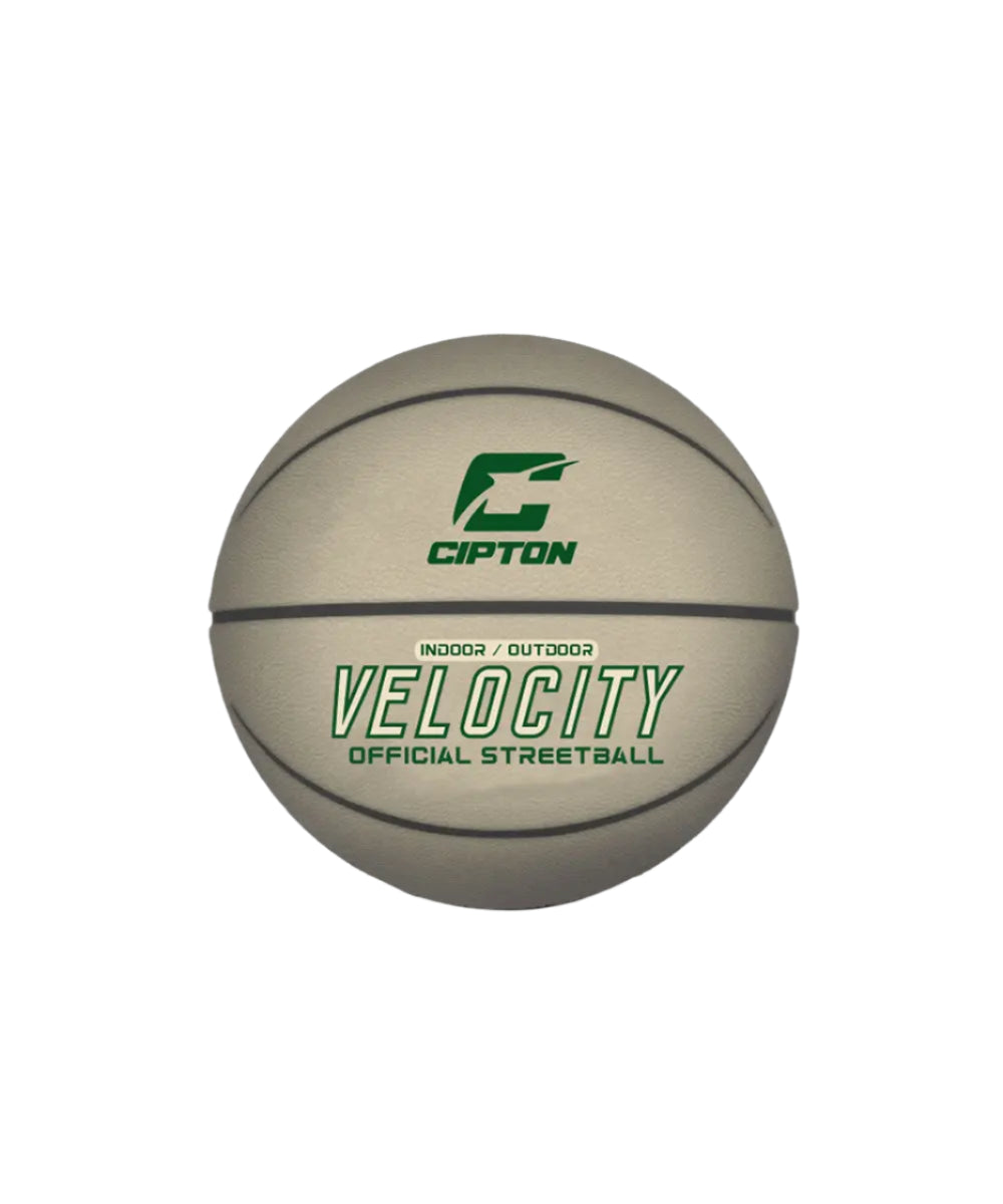 Get ready to dominate the court with this striking basketball emblazoned with the words Velocity. This Cipton Velocity Official Streetball Basketball is a must-have for any basketball enthusiast.