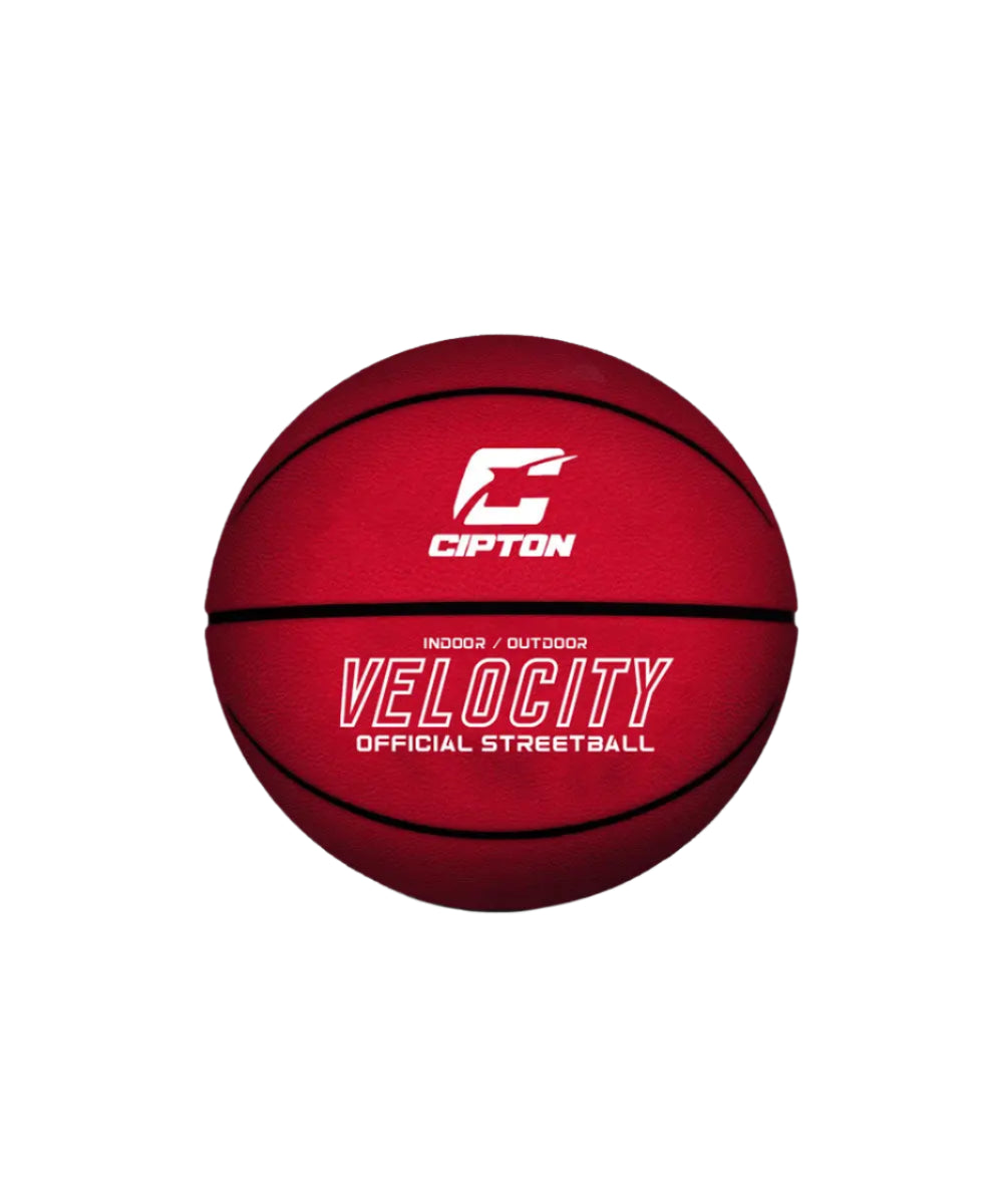 Premium Rubber Basketball Velocity Red (29.5") Cipton Sports