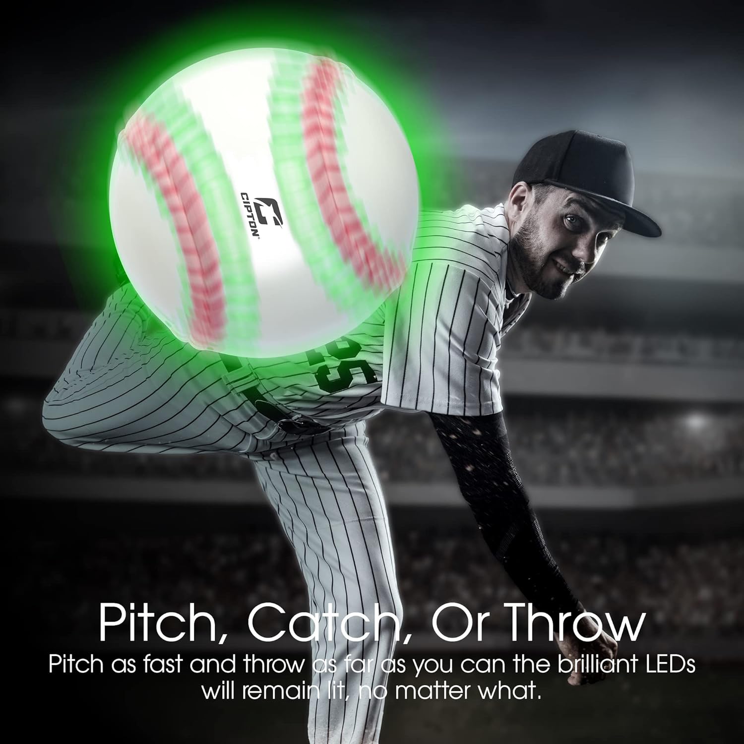 CIPTON LED Light Up Baseball 3 Pack
