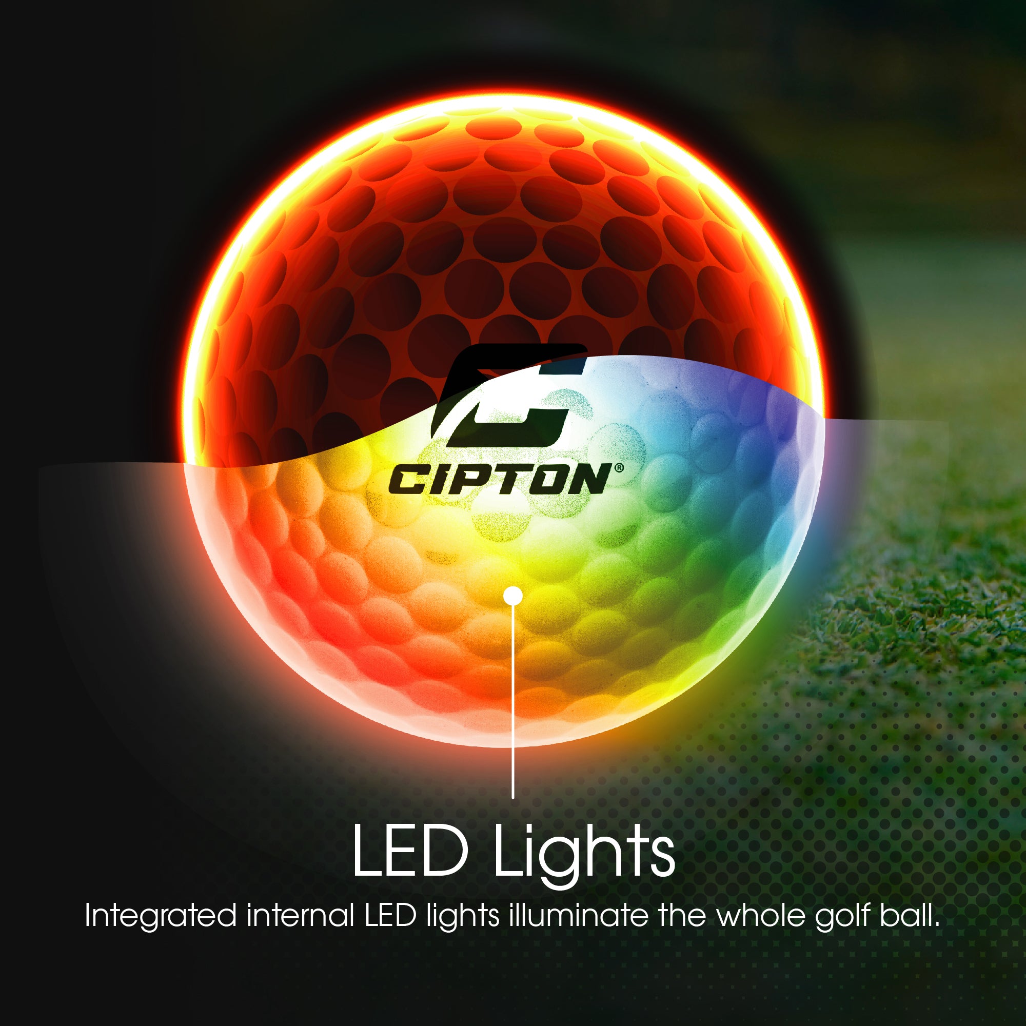 CIPTON LED Golf Balls (6 Pack)