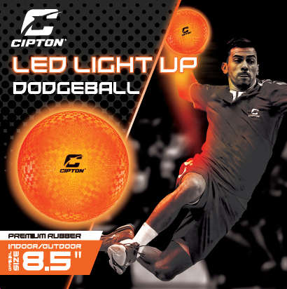 CIPTON LED Premium Rubber Dodgeball