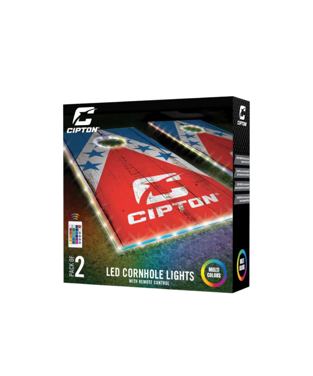 Light up your cornhole game with the mesmerizing Cipton Led Cornhole Lights.