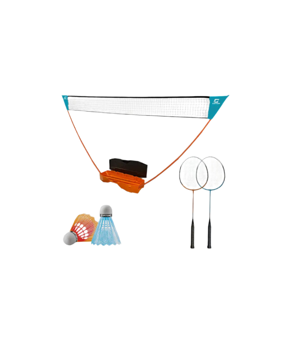 Experience the excitement of badminton with the Cipton Portable Badminton Set providing everything you need for a competitive match.