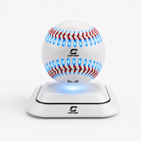 CIPTON LED baseball charging on its wireless charging stand