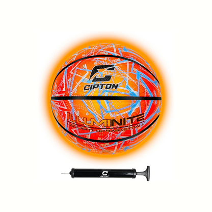 CIPTON LED Premium Rubber Basketball Electric Stripes Design  (29.5")