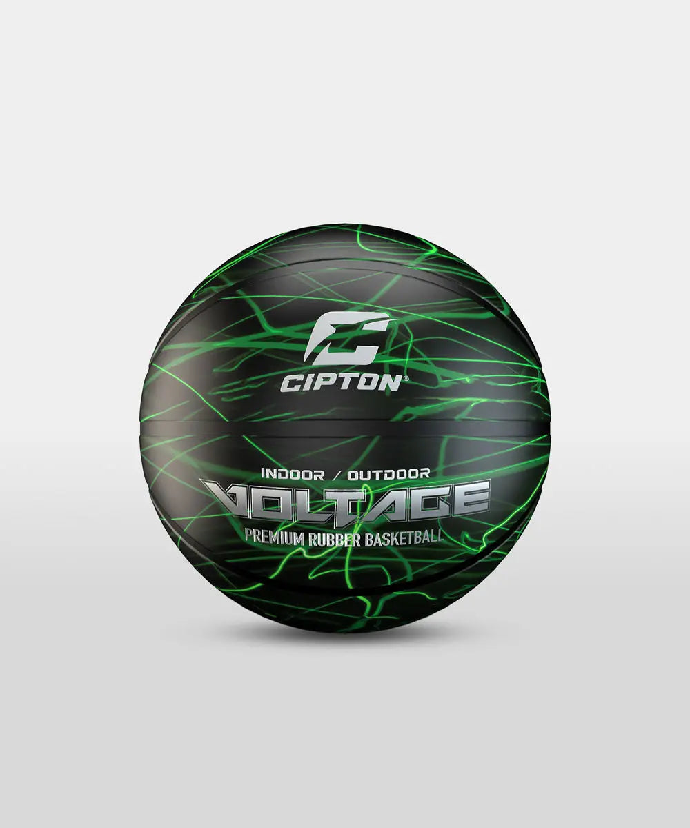 A basketball that can handle any environment. Look no further than the Cipton Voltage indoor-outdoor ball.