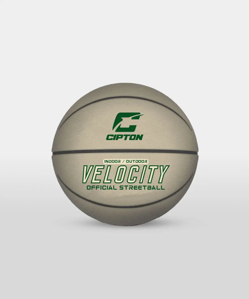 Get ready to dominate the court with this striking basketball emblazoned with the words Velocity. This Cipton Velocity Official Streetball Basketball is a must-have for any basketball enthusiast.
