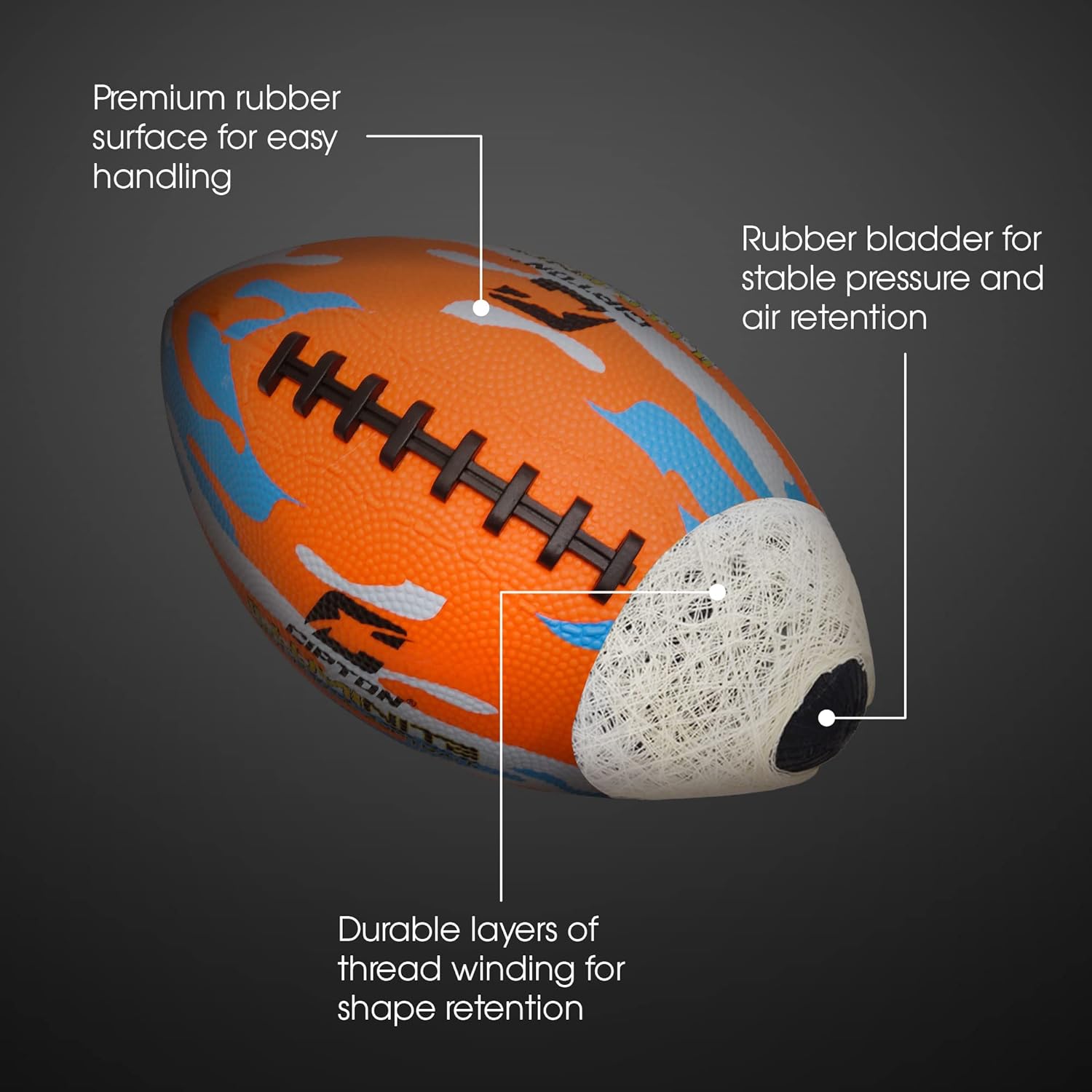 LED Premium Illuminite Football Camouflage Design (Junior)