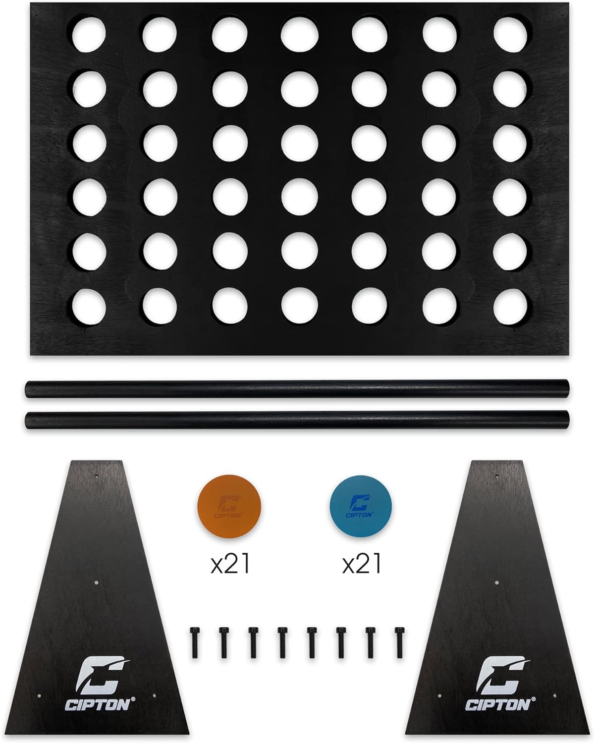 CIPTON Jumbo 4 In a Row, 29.5", Black, Indoor