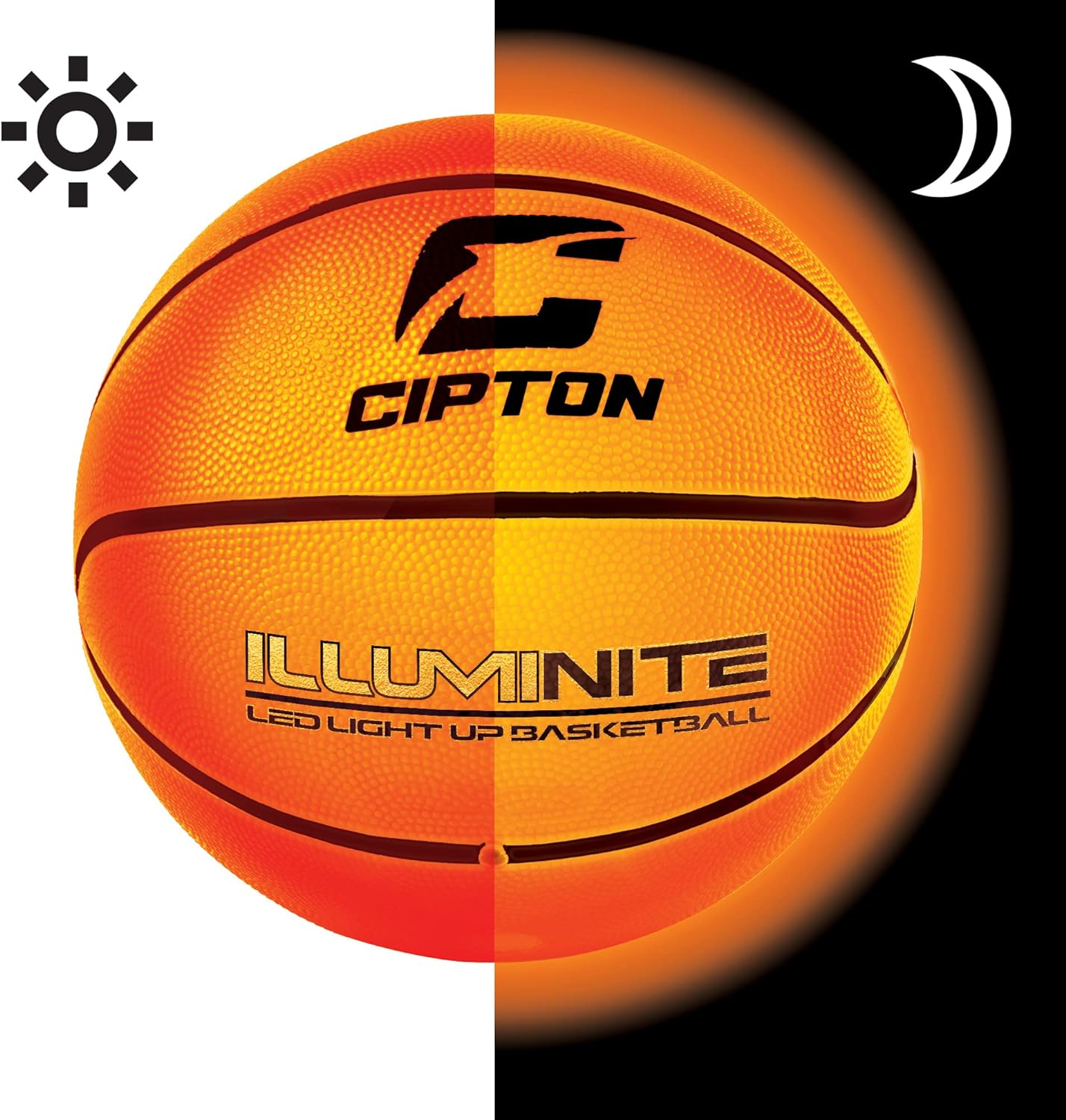 LED Premium Rubber Basketball (28.5