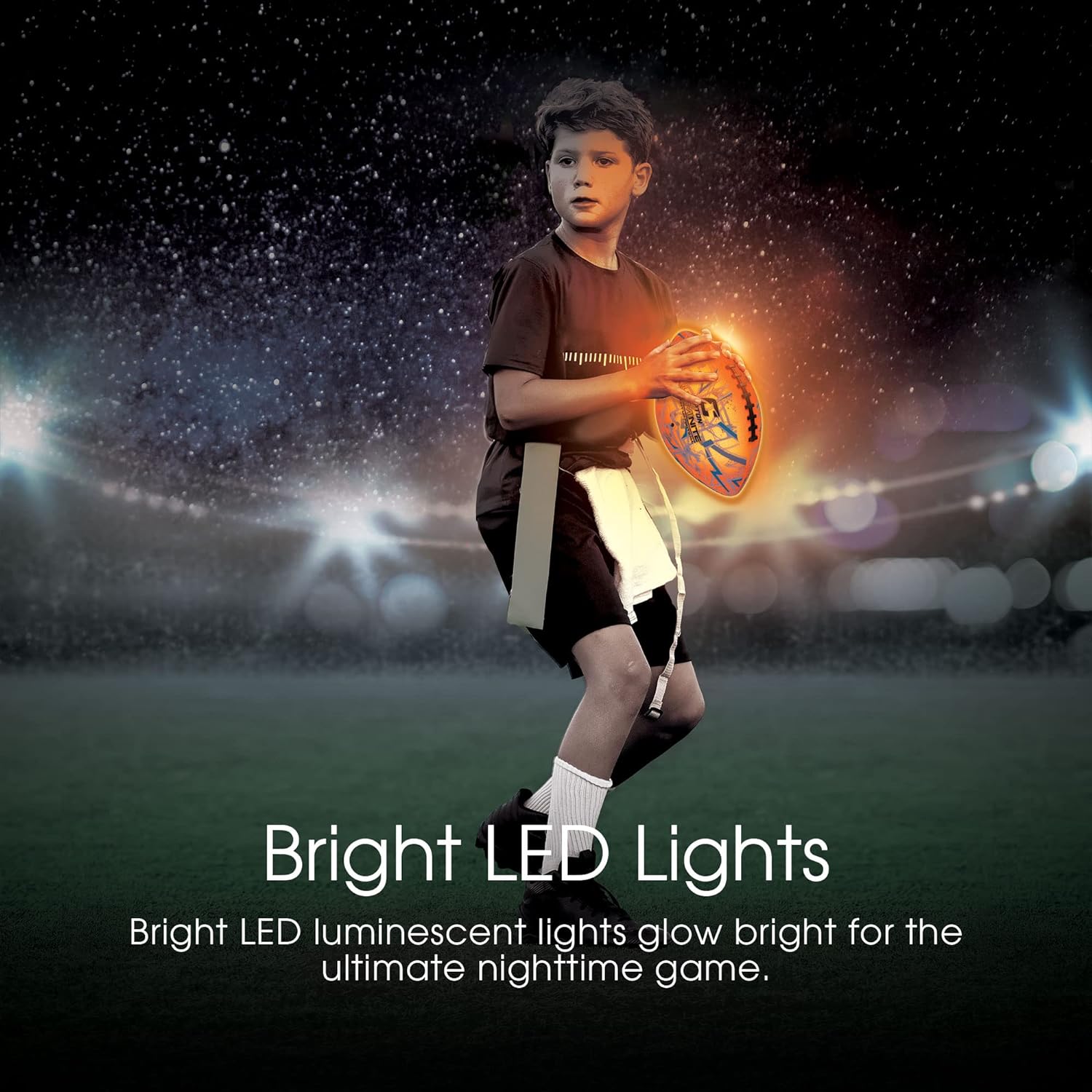 LED Premium Illuminite Football Electric Stripes Design (Junior)