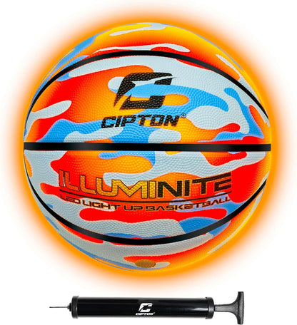 CIPTON LED Premium Rubber Basketball Camouflage Design (29.5")