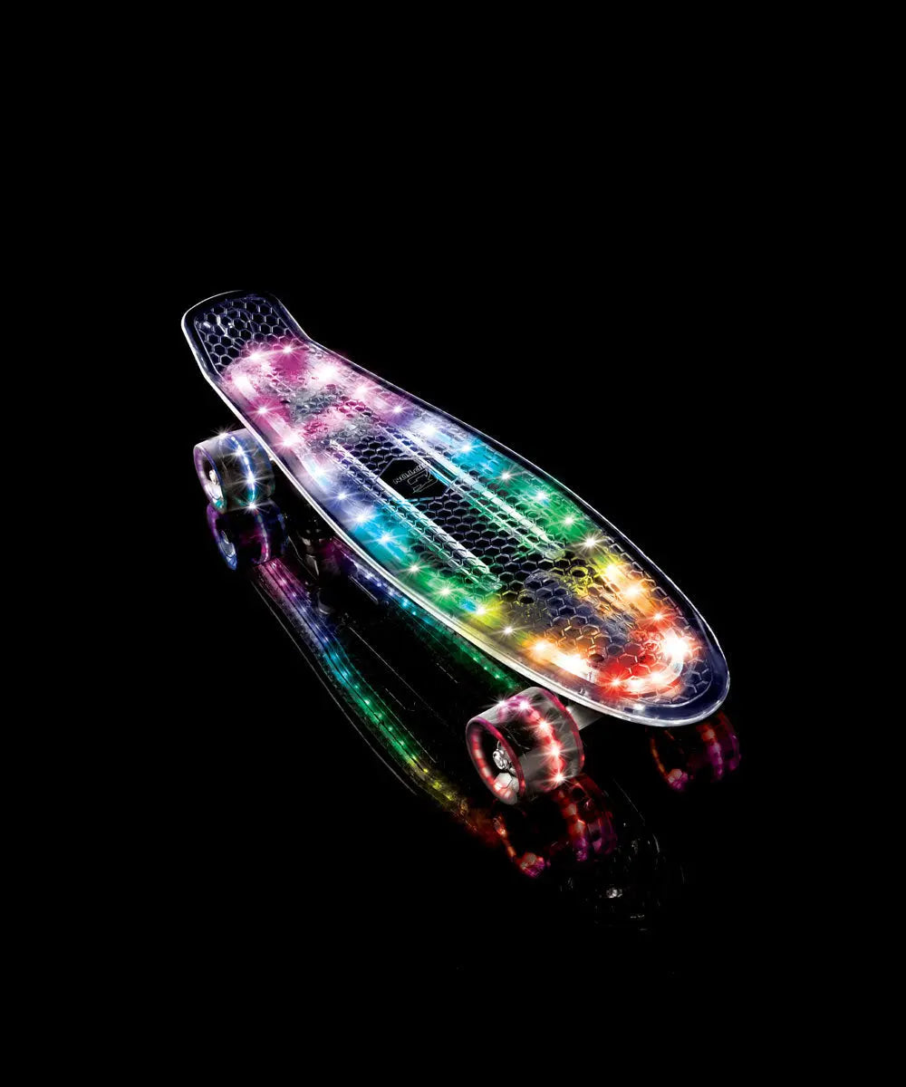 Get ready to ride in style with the Cipton LED Translucent Skateboard! This eye-catching skateboard features colorful lights that will make you the center of attention.