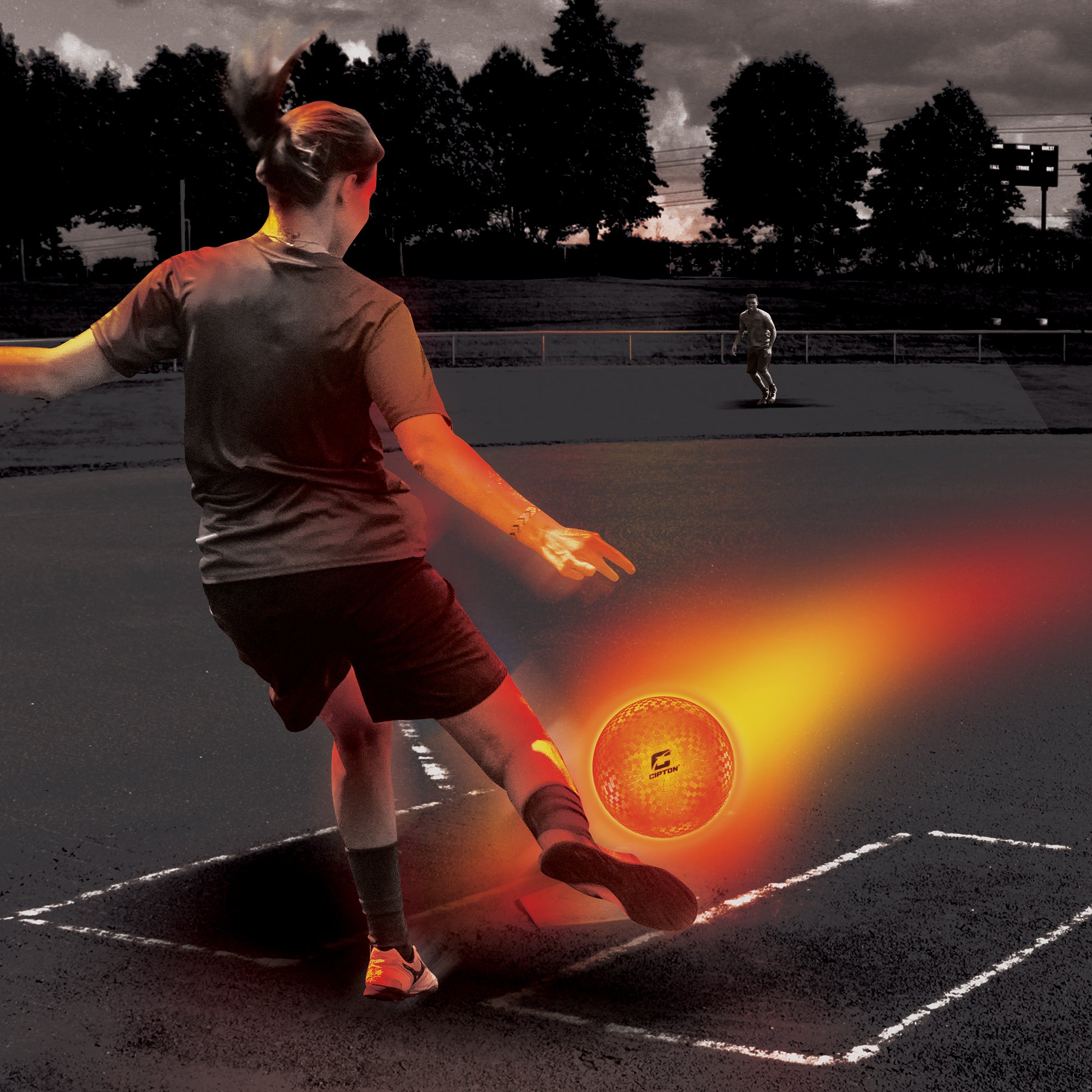 CIPTON LED Premium Rubber Dodgeball