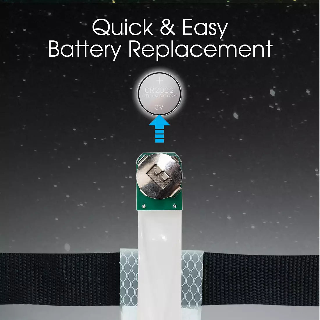 Cipton LED flag battery replacement