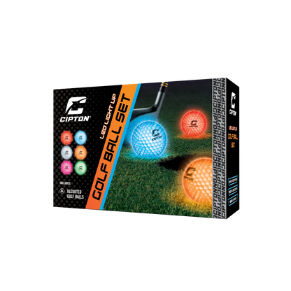 CIPTON LED Golf Balls (6 Pack)