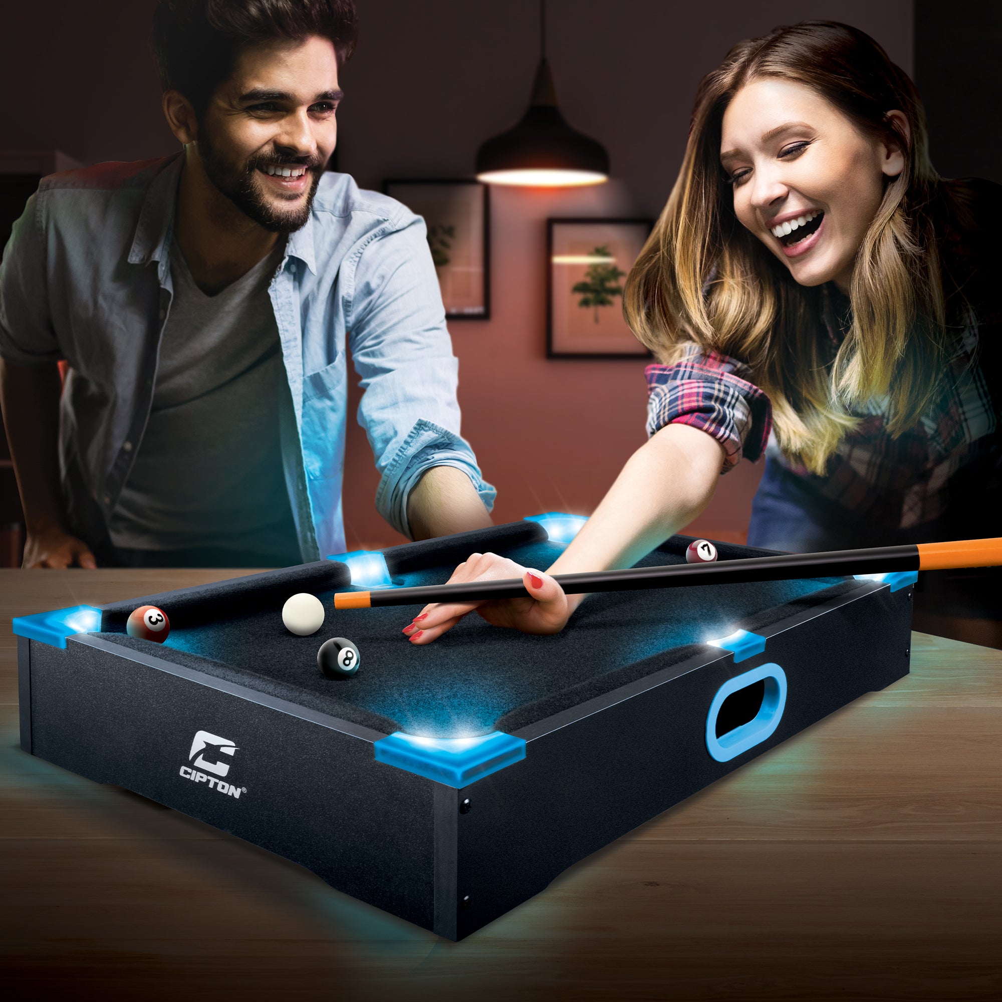 CIPTON LED Mini Billiards Tabletop