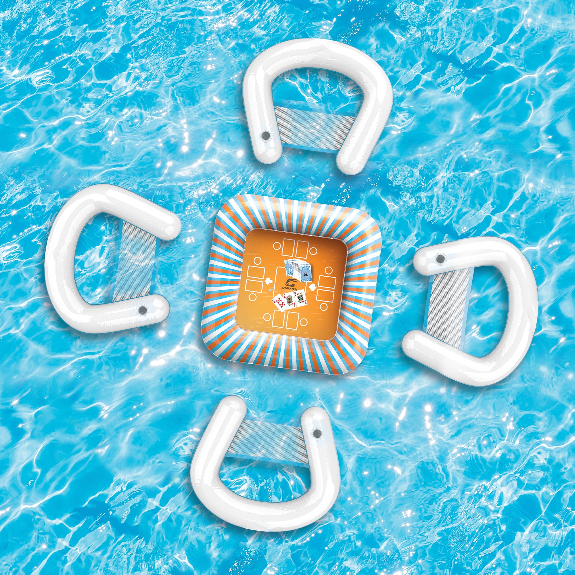 CIPTON Floating Card Table Set (Pool Edition)