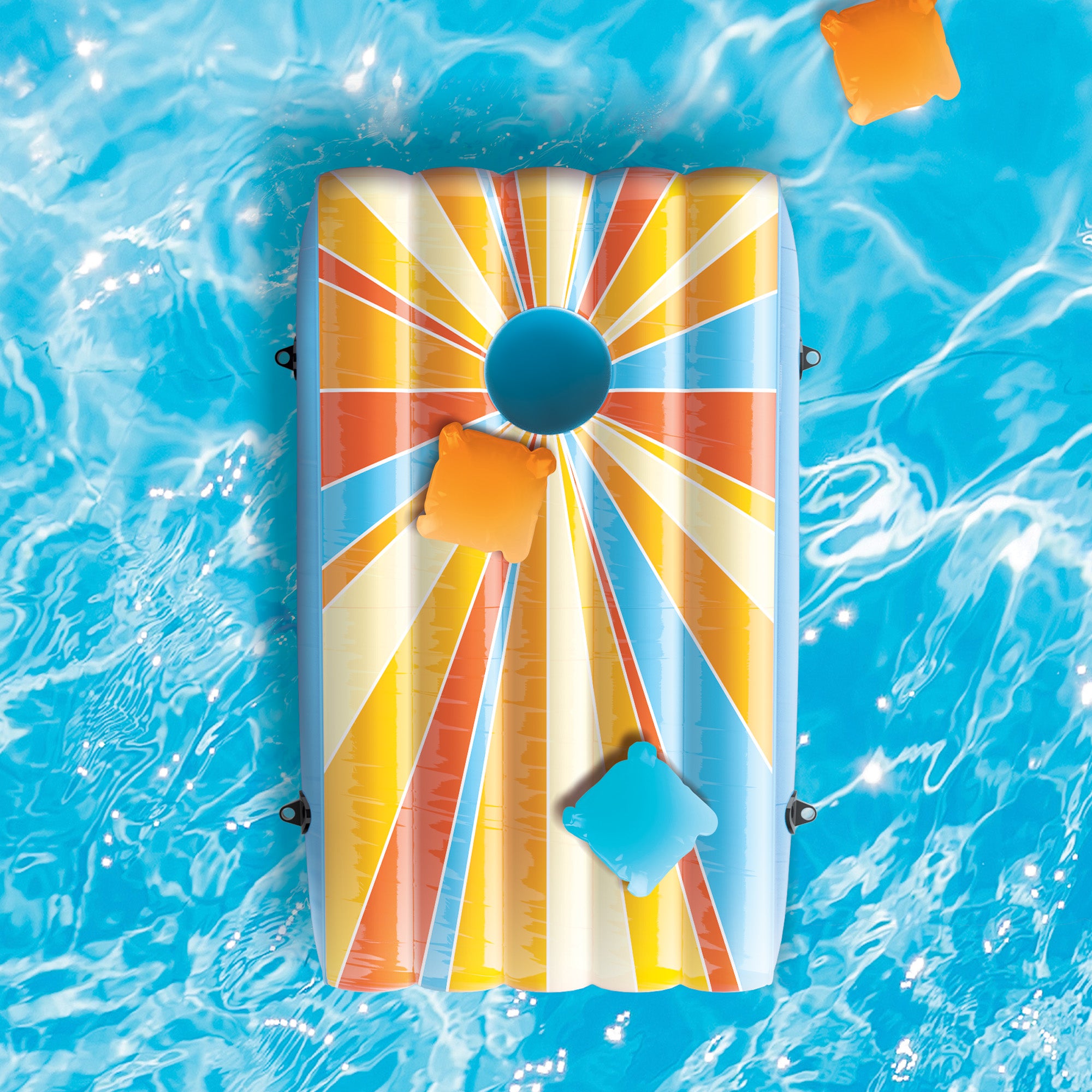 CIPTON Floating Inflatable Cornhole Pool Edition