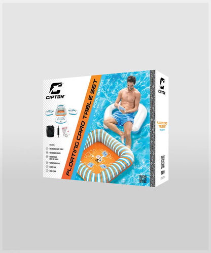 The Cipton Floating Card Table, safely tucked away in its packaging, awaits the perfect moment to bring joy and entertainment to your poolside adventures.