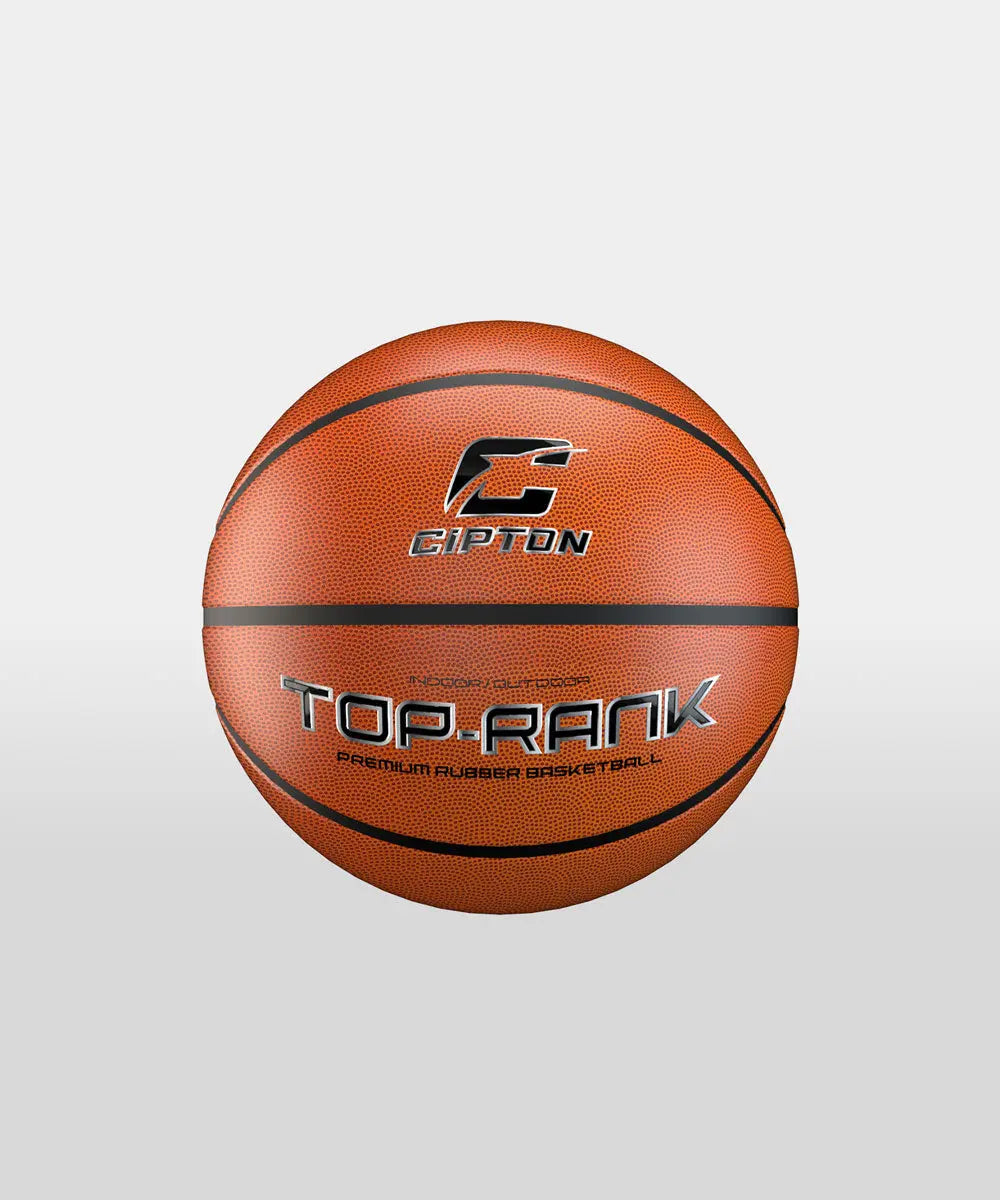 Get ready to shoot some hoops with this Cipton Top Rank indoor-outdoor Basketball.